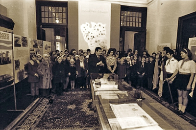 Manifestare culturala in sectia de istorie moderna si contemporana din strada Domneasca nr. 80